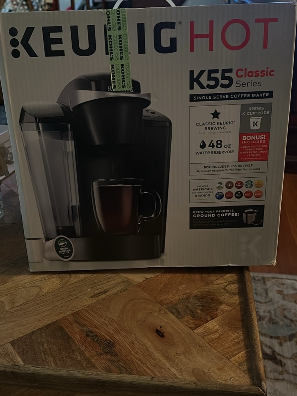 New in box Keurig K-Classic K55 Single Serve Coffee Maker - Black